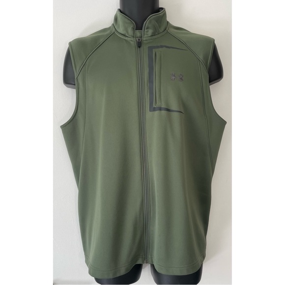 Under Armour ColdGear Green Vest - Picture 1 of 14